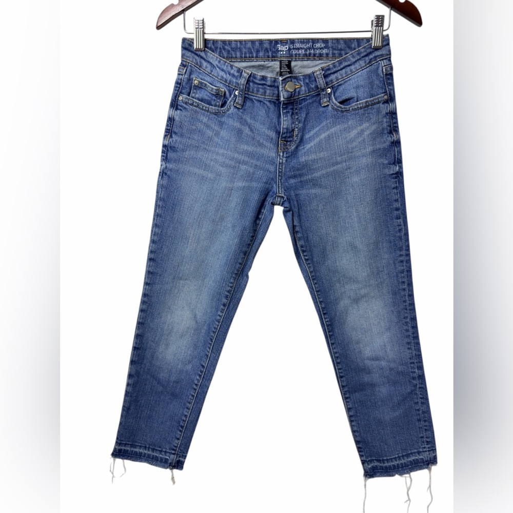 Gap Straight Crop Coupe 3/4 Droite Jeans Size 2/26R